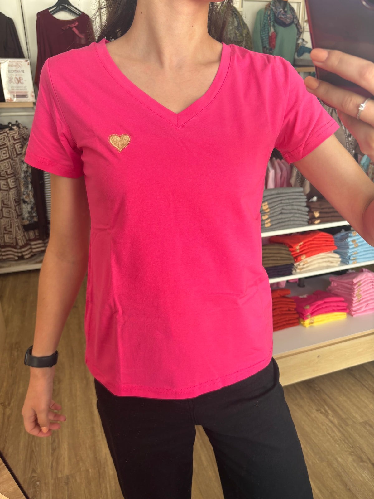 T-shirt cœur