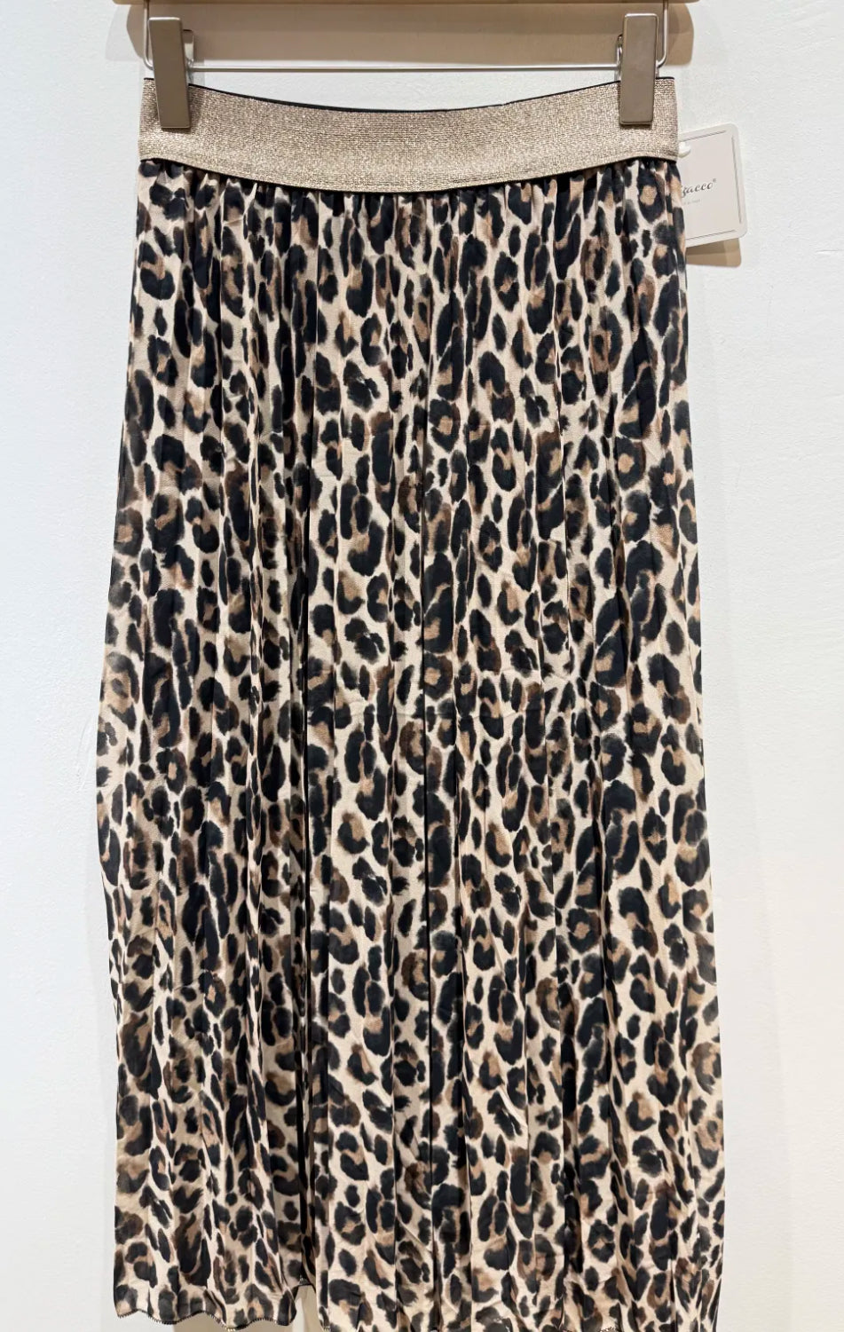 Jupe plissée léopard 36-44
