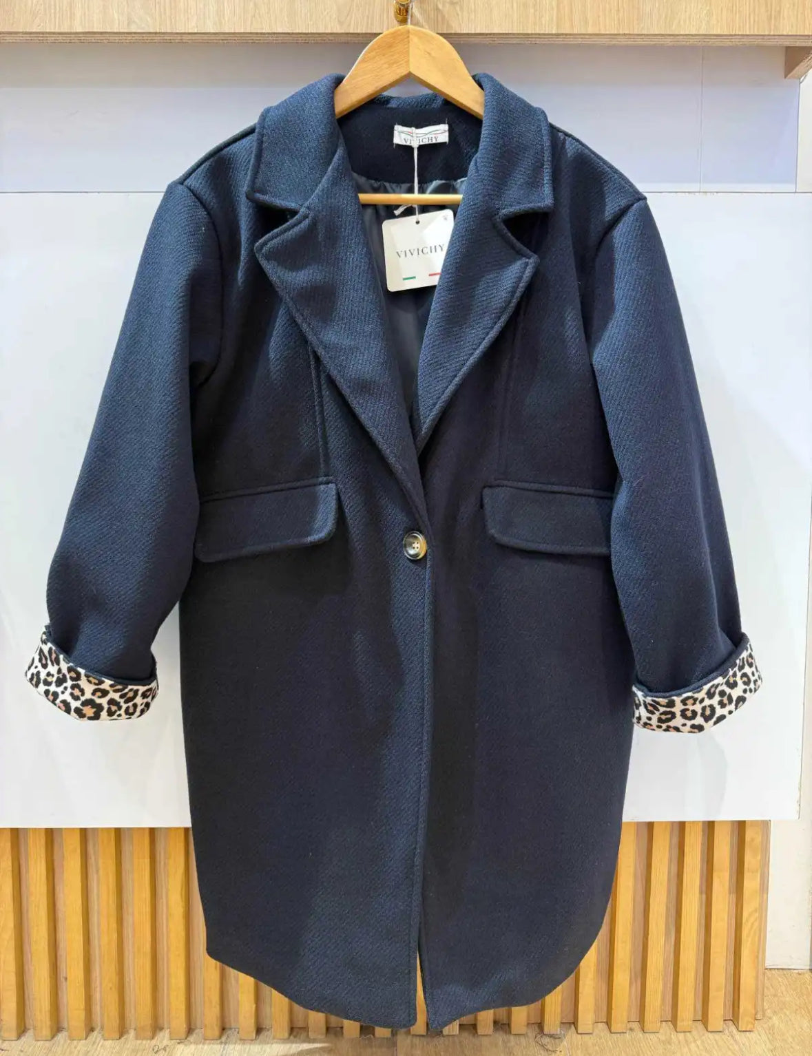 Manteau rayures 38-46