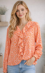 Blouse fleurie