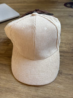 Casquette effet velours