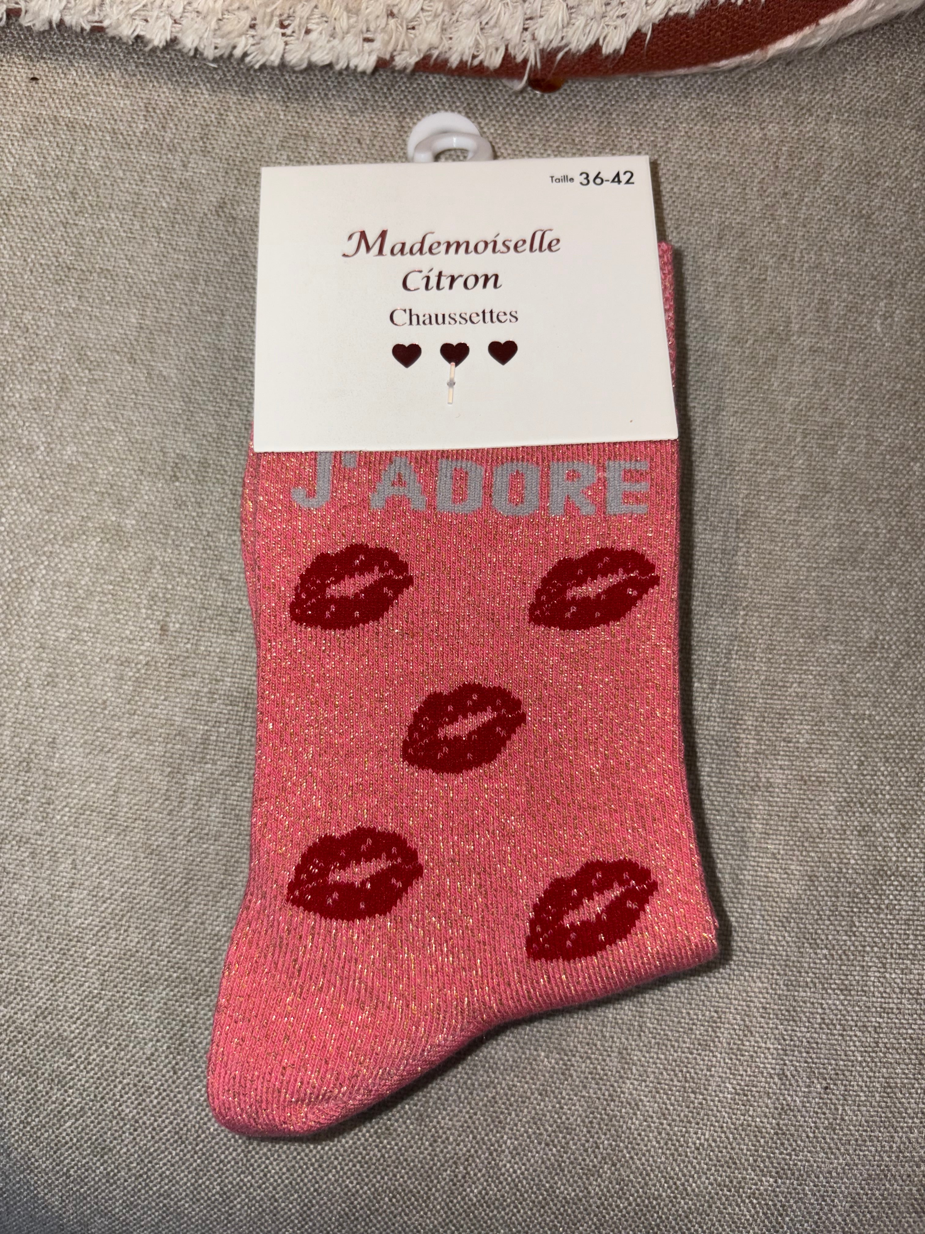 Chaussettes « J’adore »