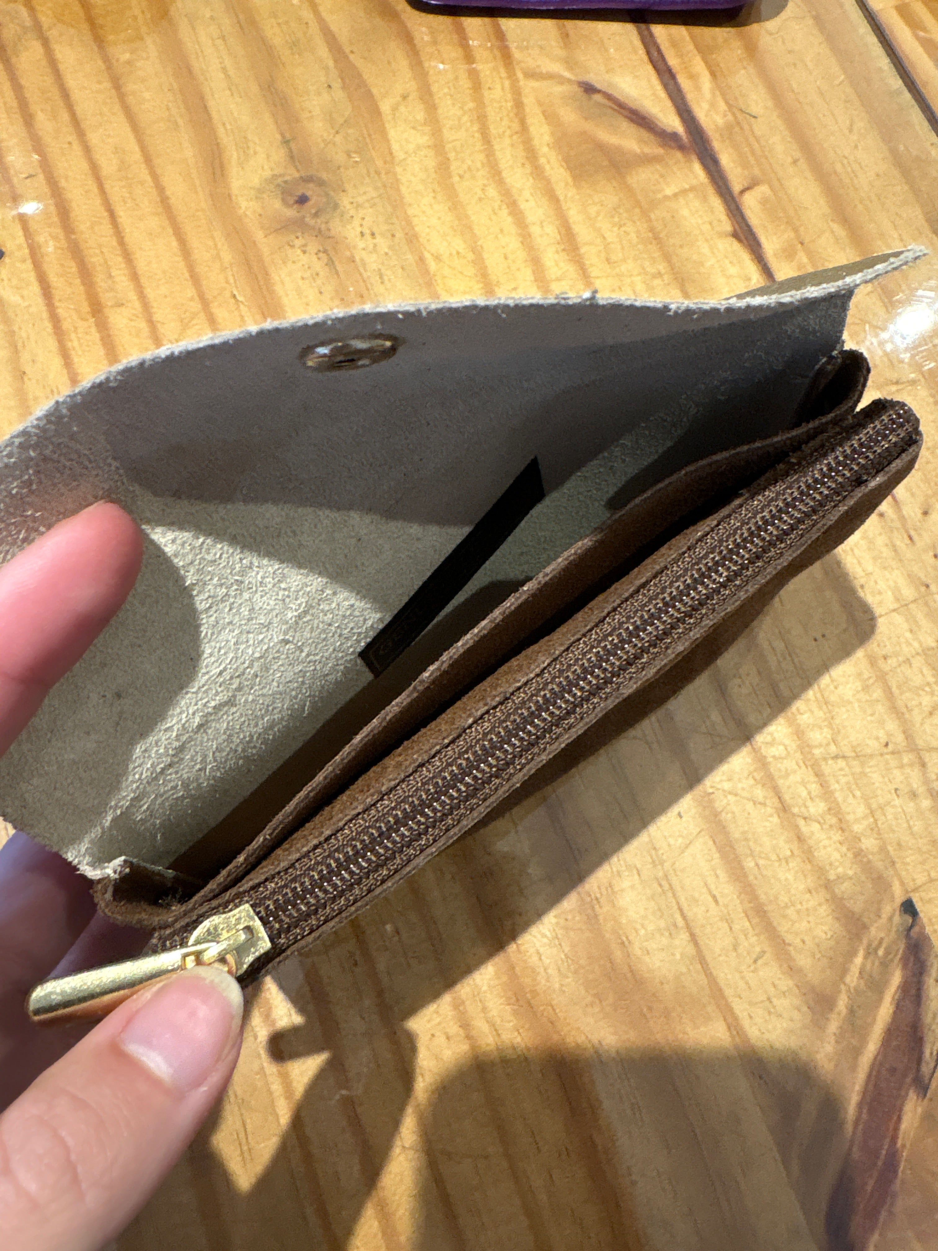 Grand porte-monnaie unie