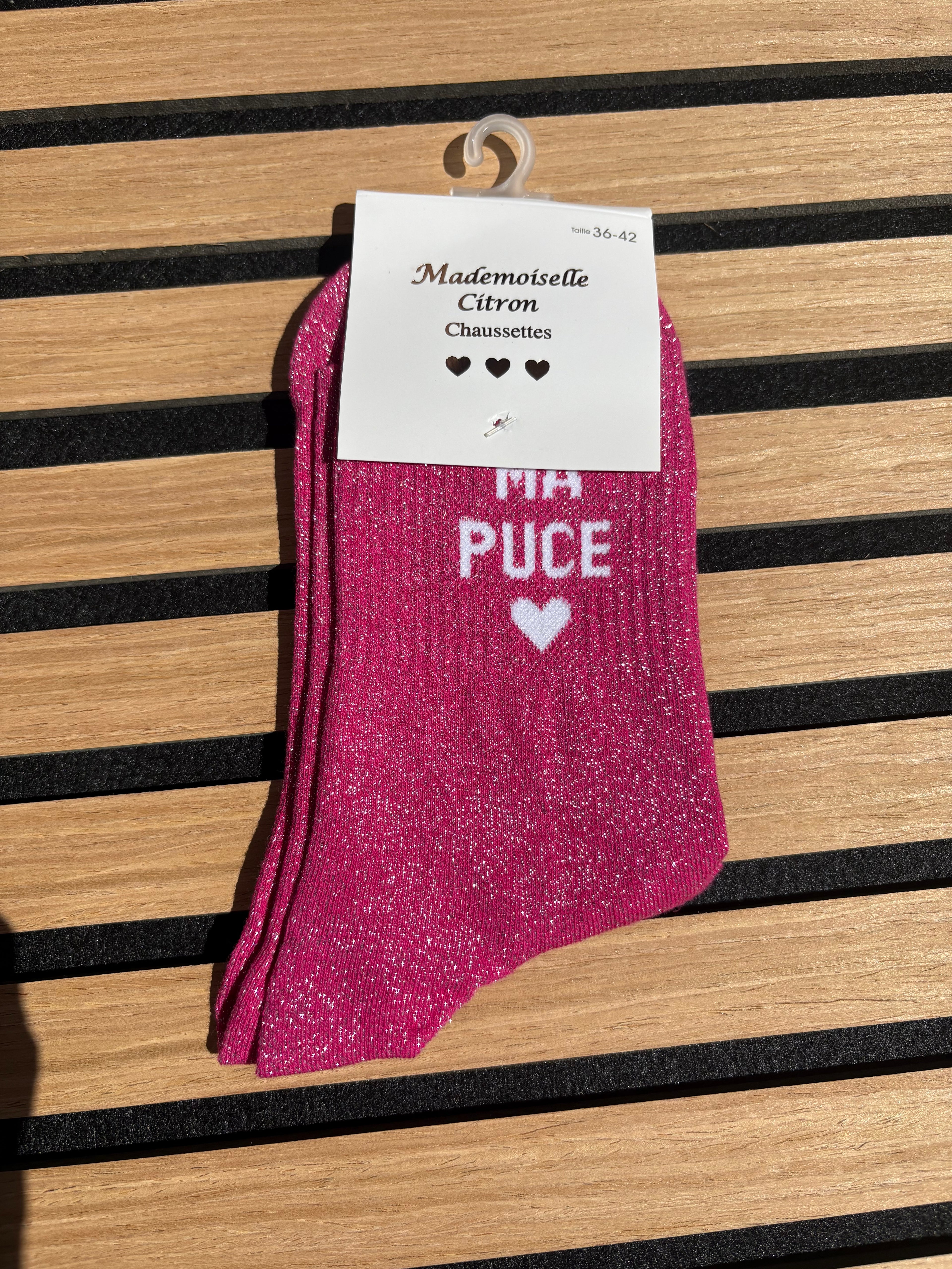 Chaussettes « Ma Puce »