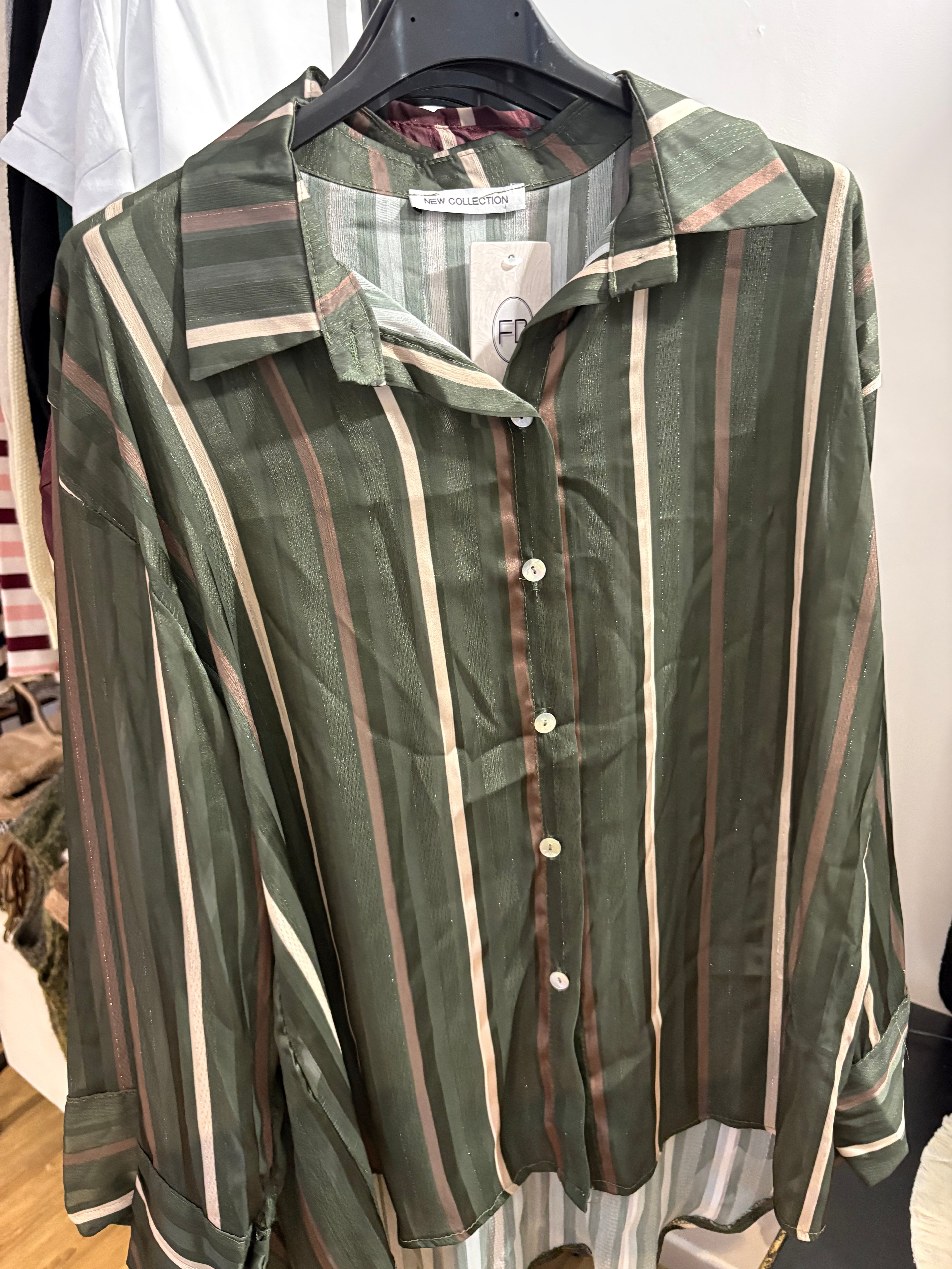 Chemise rayures 38-44