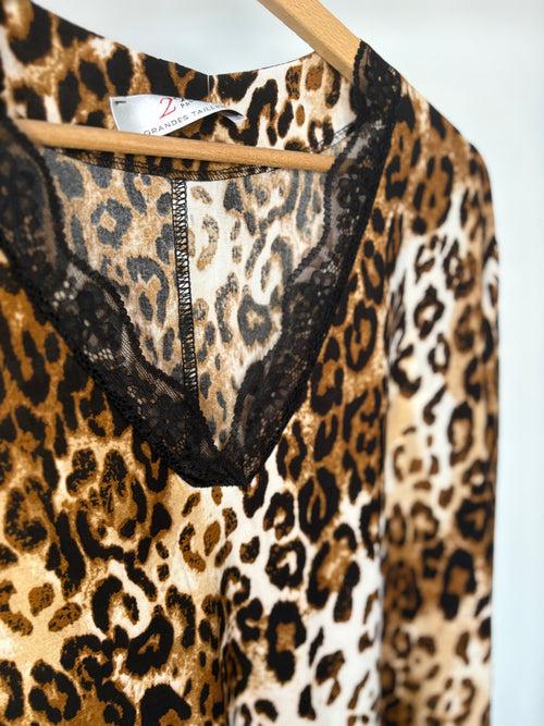 Blouse léopard 46-48