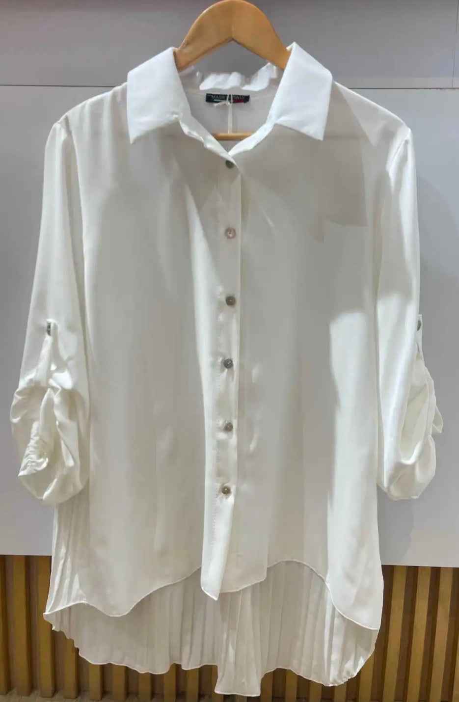 Camisa plisada 40-46