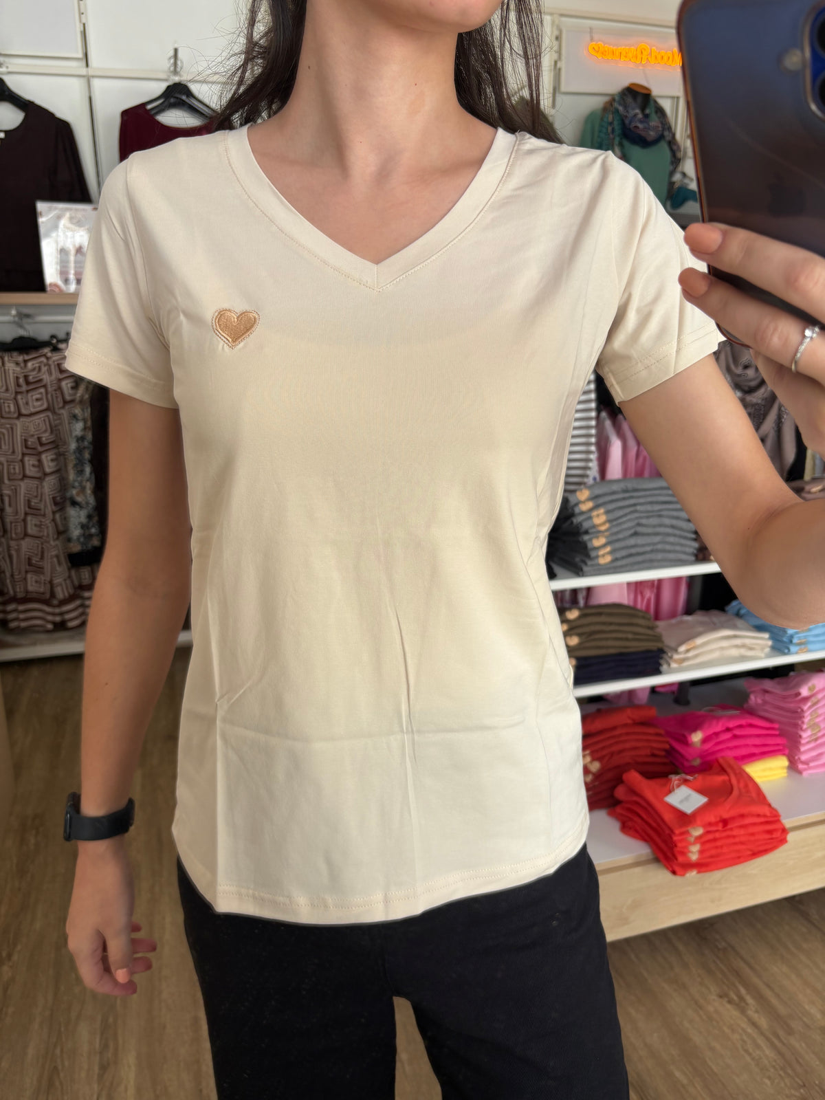 T-shirt cœur