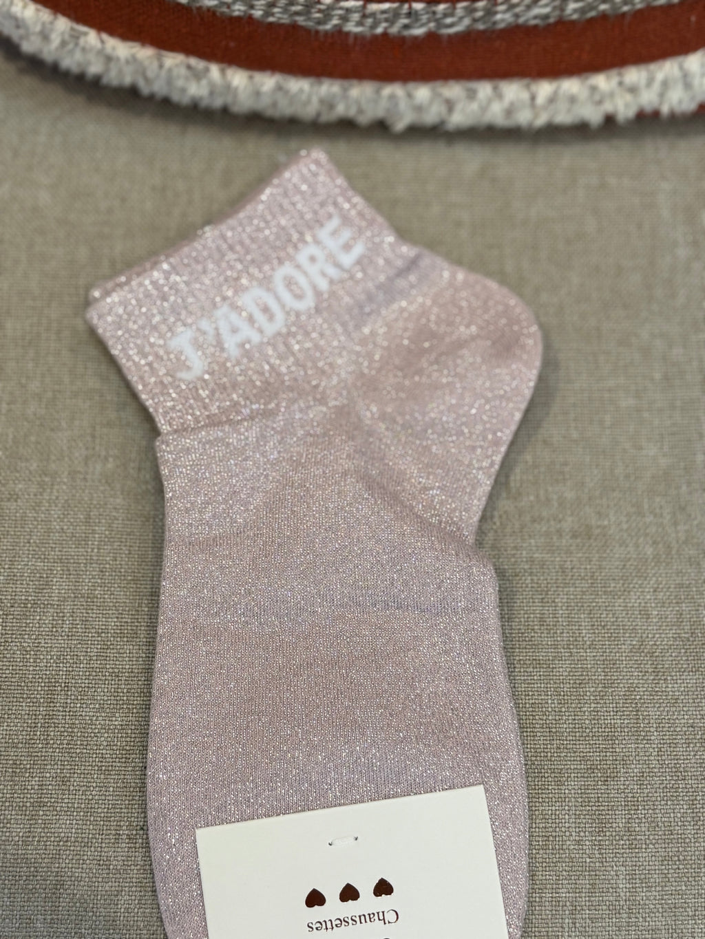 Chaussettes courte « J’adore »