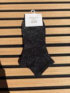 Chaussettes paillettes unies
