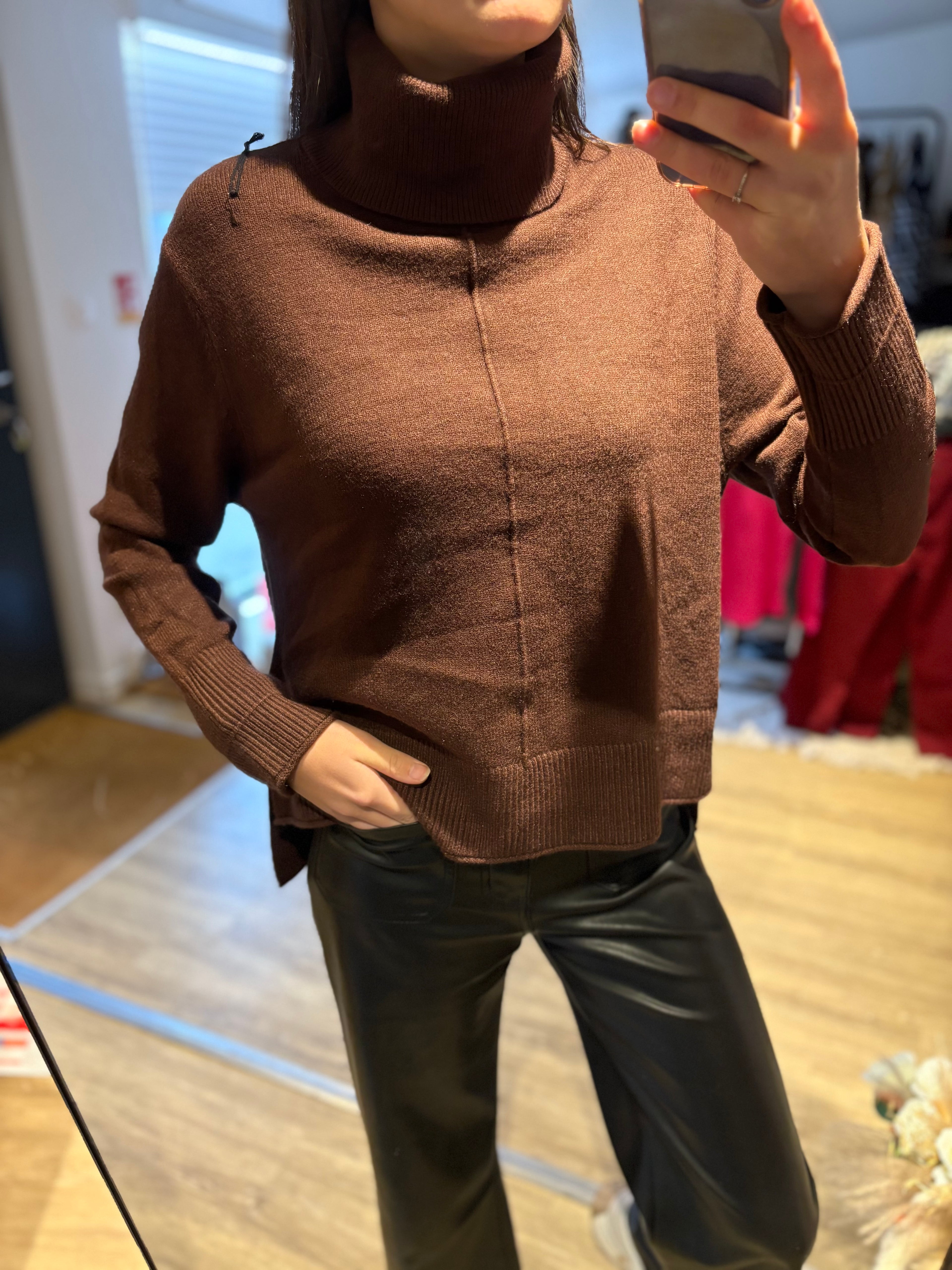 Pull col roulé 38-44