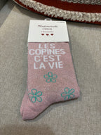 Chaussettes « Les copines c’est la vie »