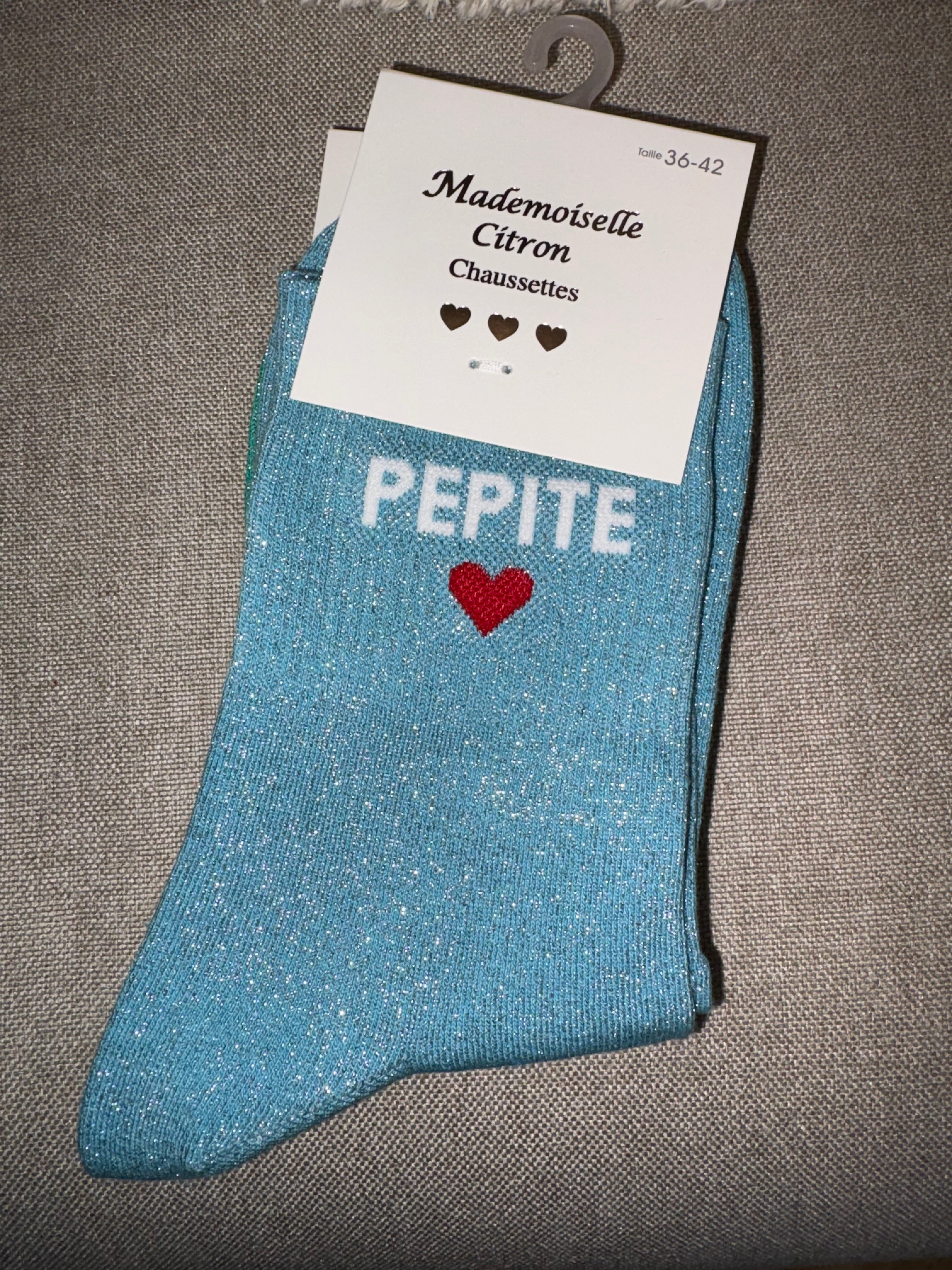 Chaussettes « pépite cœur »