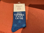 Chaussettes « Les copines c’est la vie »