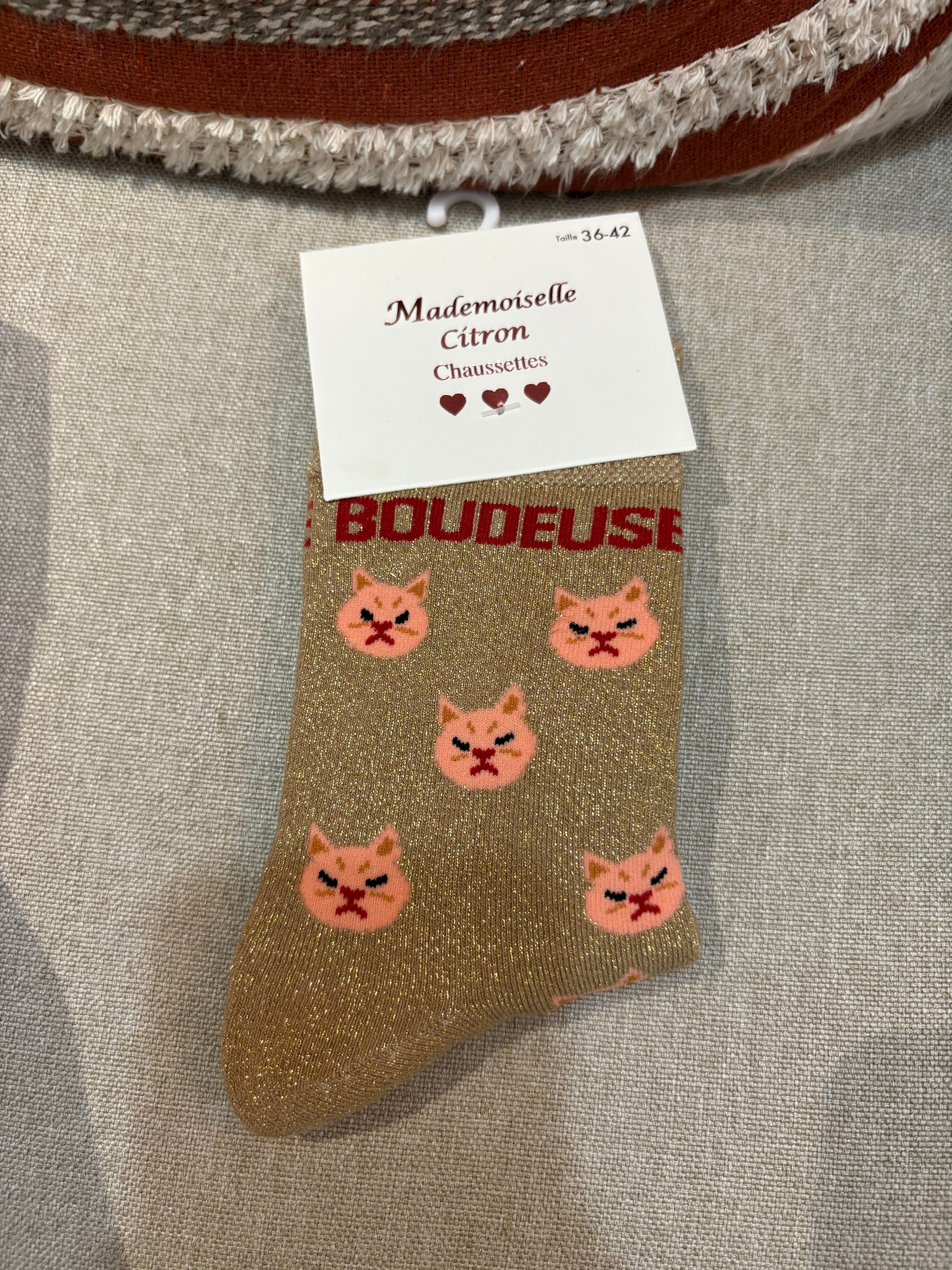 Chaussettes « Boudeuse »