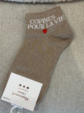 Chaussettes courte « Copines pour la vie »