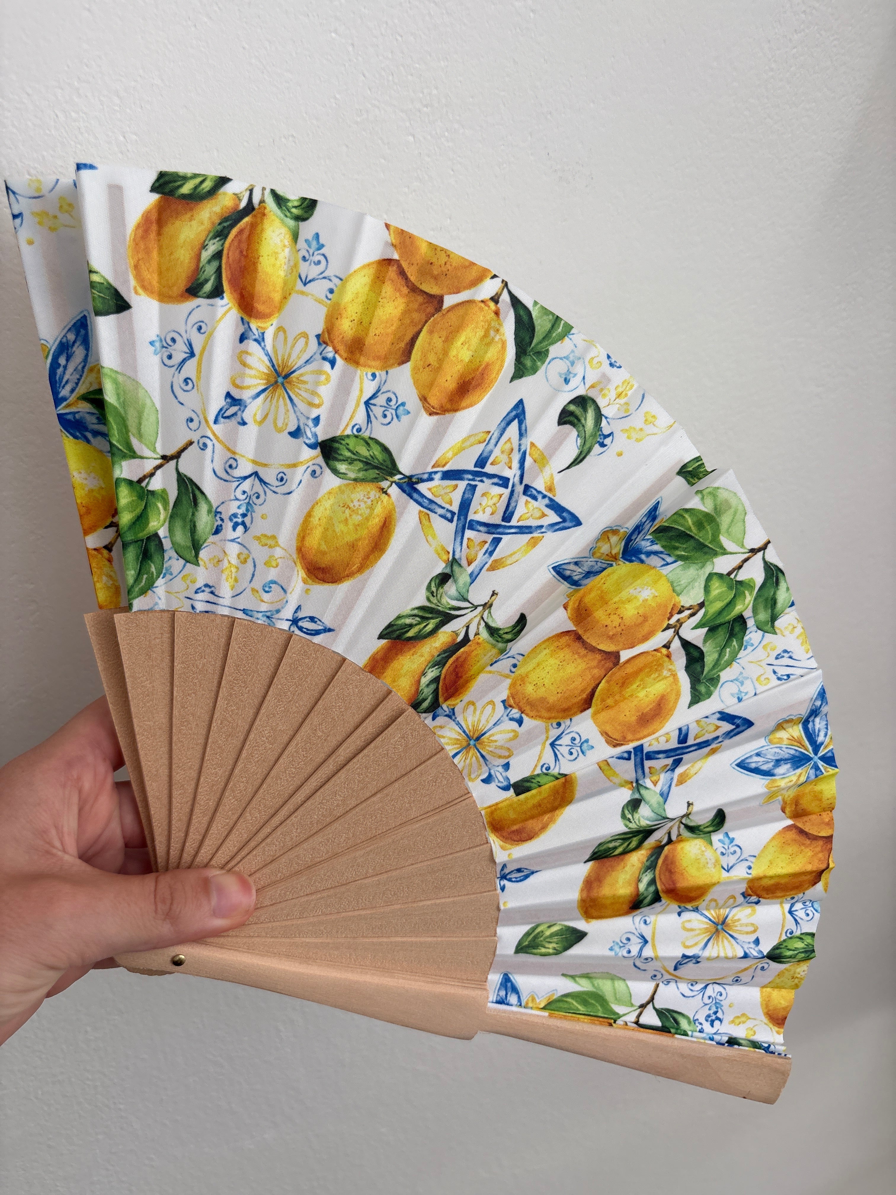 Éventail citron 🍋