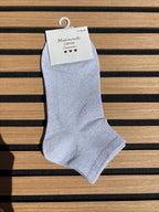 Chaussettes paillettes unies