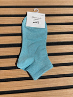 Chaussettes paillettes unies