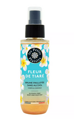 BRUME PARFUMÉE PAILLETÉE - "Fleur de Tiaré" - Sans Alcool (100ml)