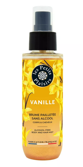 BRUME PARFUMÉE PAILLETÉE -"Vanille" - Sans Alcool (100ml)