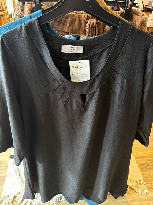 Blusa lisa, talla 46-48