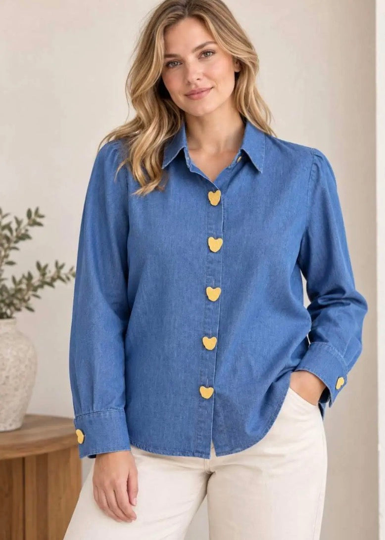 Chemise jeans
