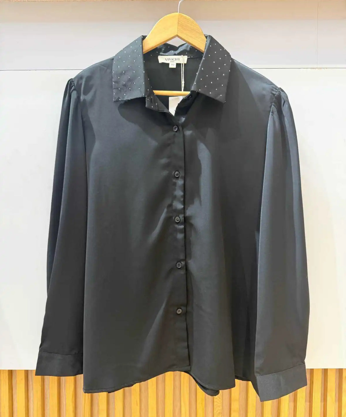 Chemise col strass 36-42