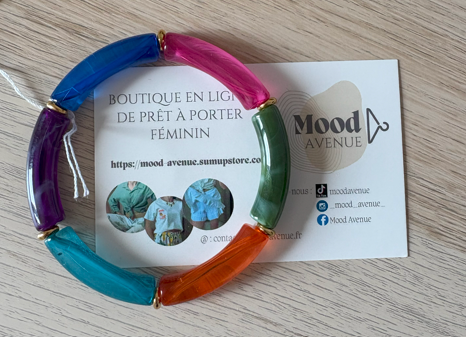 Bracelet à tubes fins