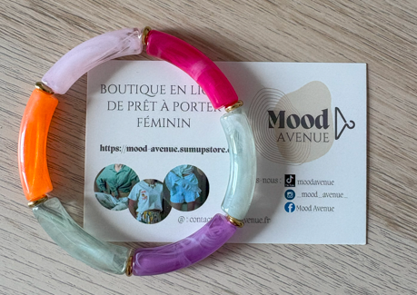 Bracelet à tubes fins