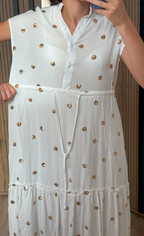 Robe à pois doré 38-44