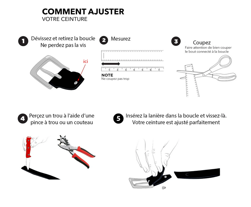 Ceinture 3.5cm de large