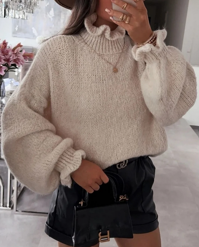 Pull forme fleuri 38-44