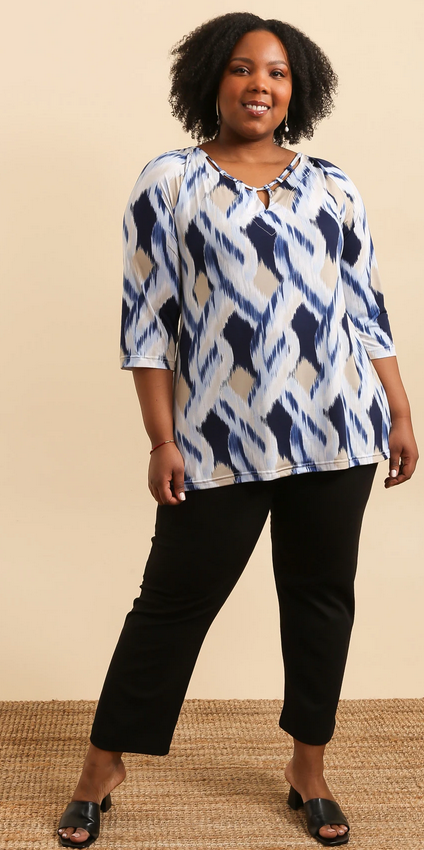 Chemisier Bleu 46-48