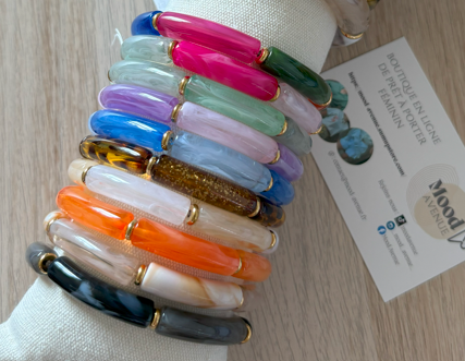 Bracelet à tubes fins