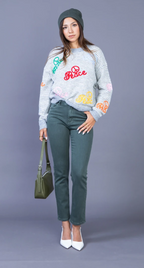 Pantalon straight-leg (coupe droite)