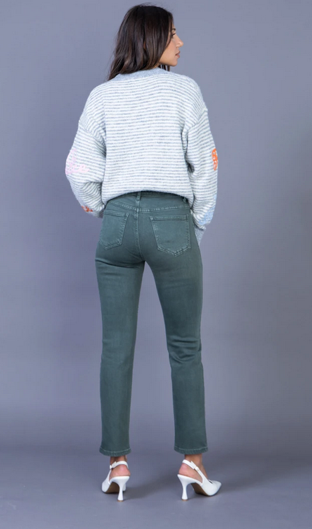 Pantalon straight-leg (coupe droite)