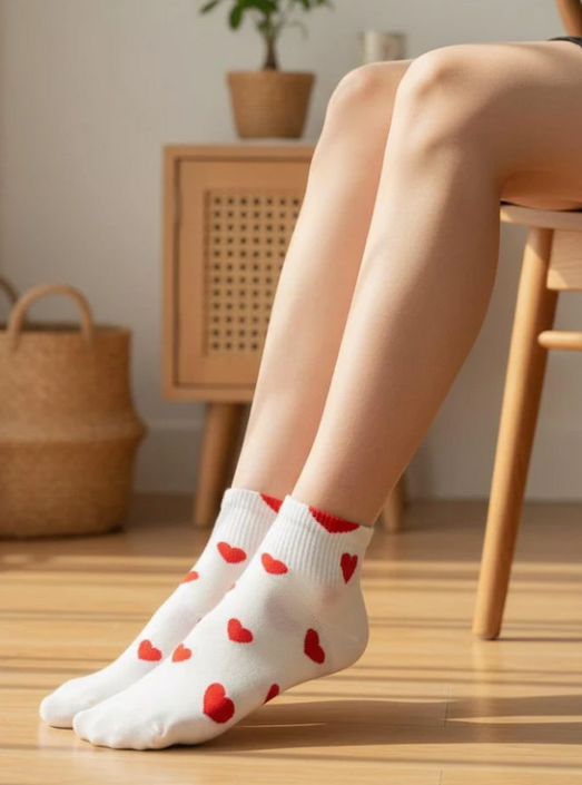 Chaussette coeur