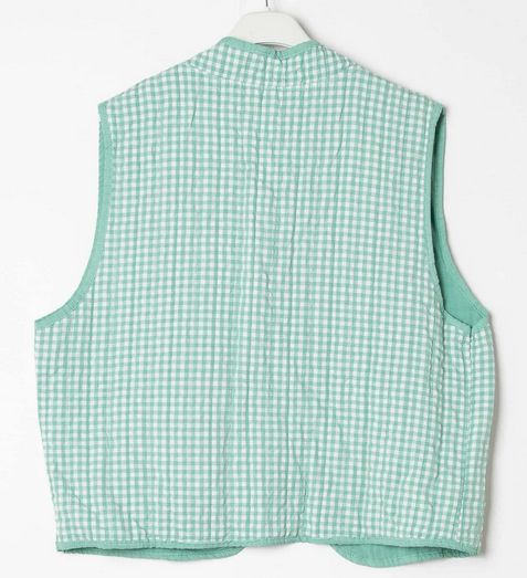 Gilet vichy 36-44