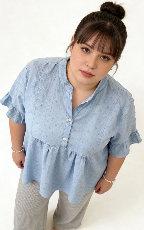 Blouse brodé 48-52