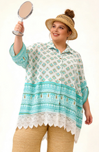 Chemise feuilles 50-54