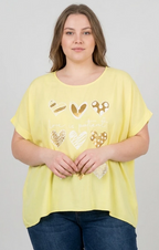 Camiseta corazón 48-54