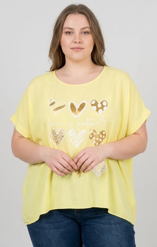 Camiseta corazón 48-54