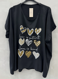 Camiseta corazón 48-54