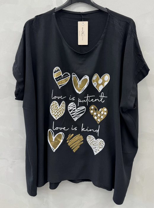 Camiseta corazón 48-54