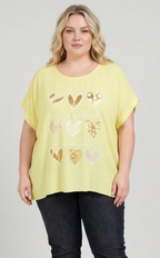 Camiseta corazón 48-54
