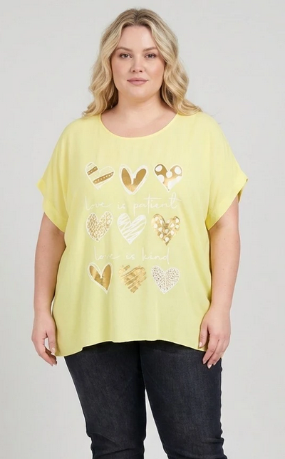 Camiseta corazón 48-54