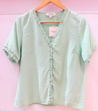 Blouse col dentelle