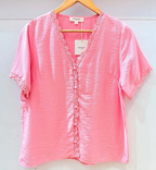 Blouse col dentelle