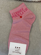 Chaussettes courte « Copines pour la vie »